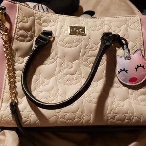 Betsey Johnson unicorn purse with strap